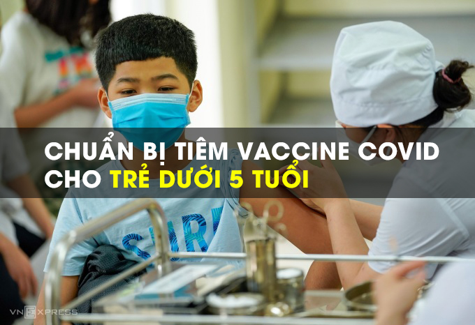 Chuẩn bị tiêm vaccine Covid cho trẻ dưới 5 tuổi