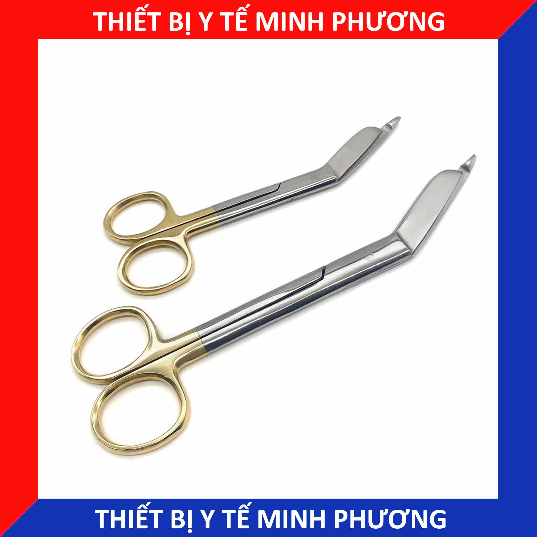 Kéo cắt băng Lister Tape Scissors chuôi vàng