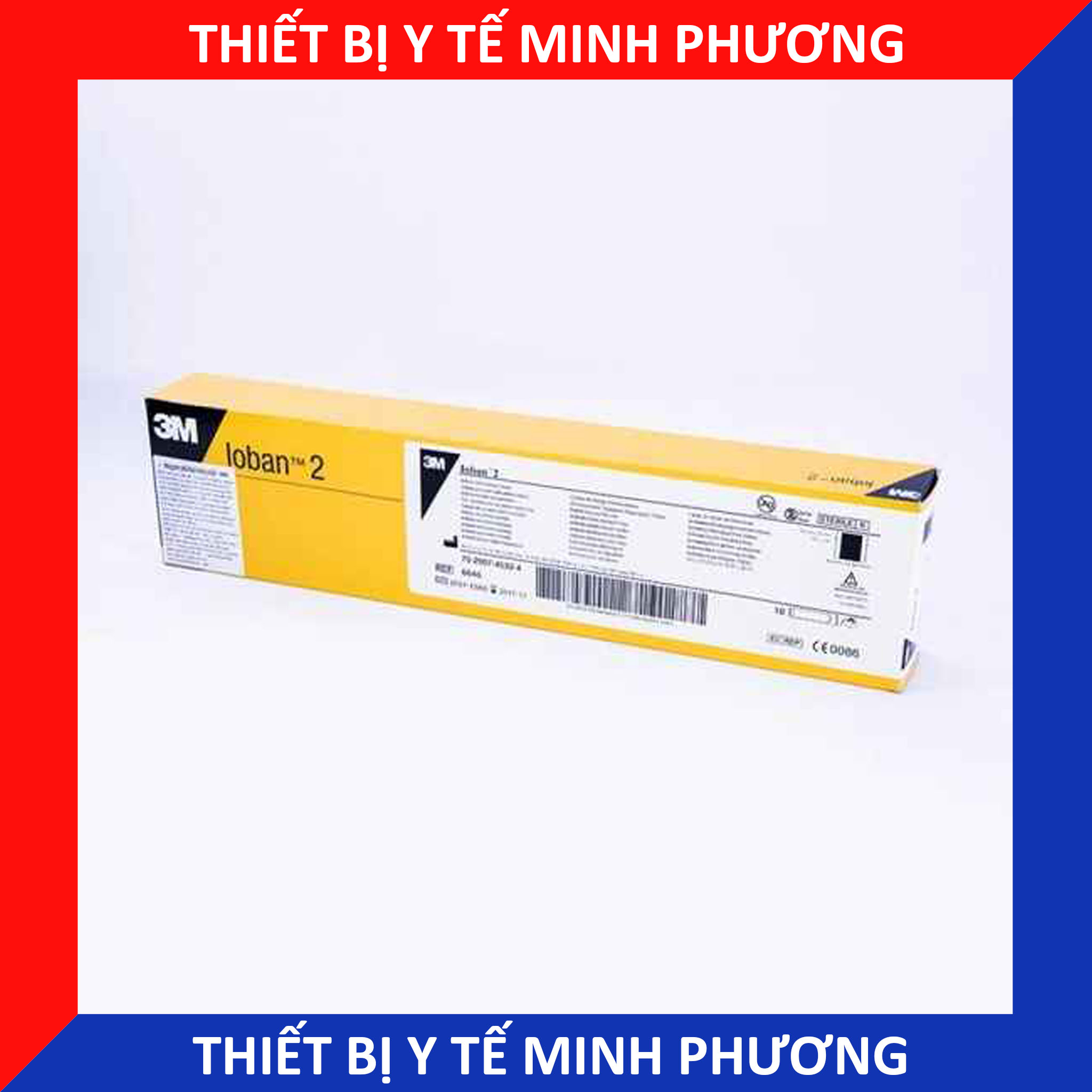 Miếng dán phẫu thuật Loban kháng khuẩn chứa iode (iodine) 3M