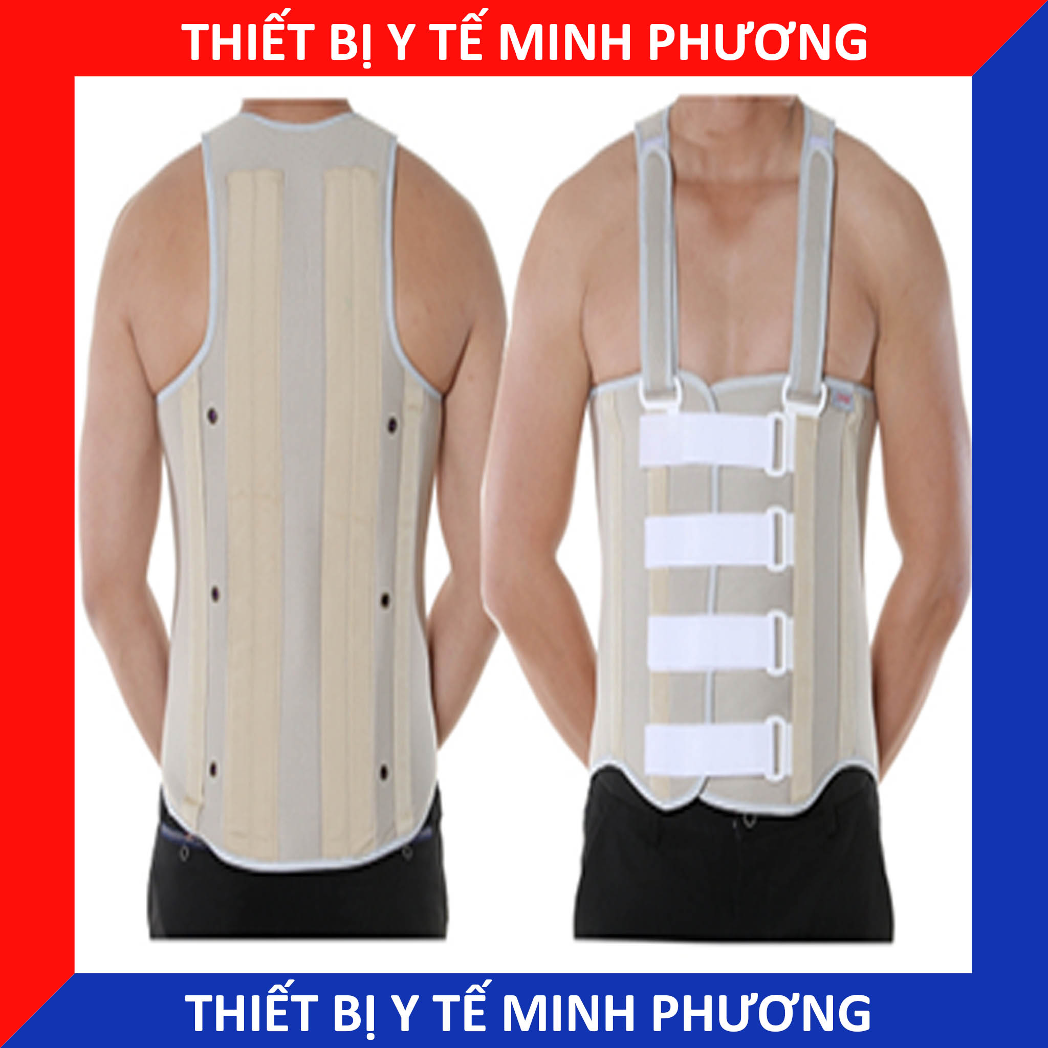 Áo cột sống Orbe nâng đỡ, cố định tạm thời cột sống lưng, thắt lưng