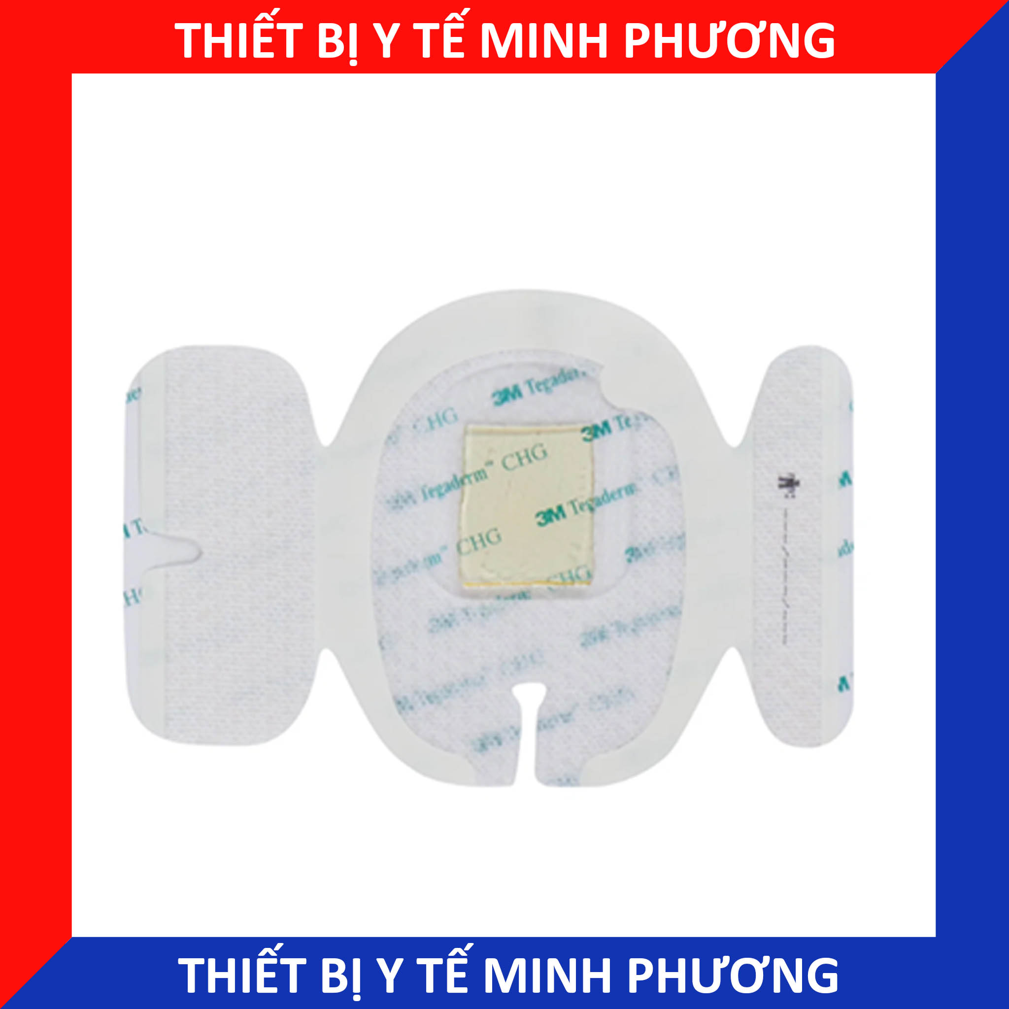 Băng dán 3M Tegaderm CHG 1657R cao cấp tích hợp gel Chlorhexidine Gluconate (CHG) 2%