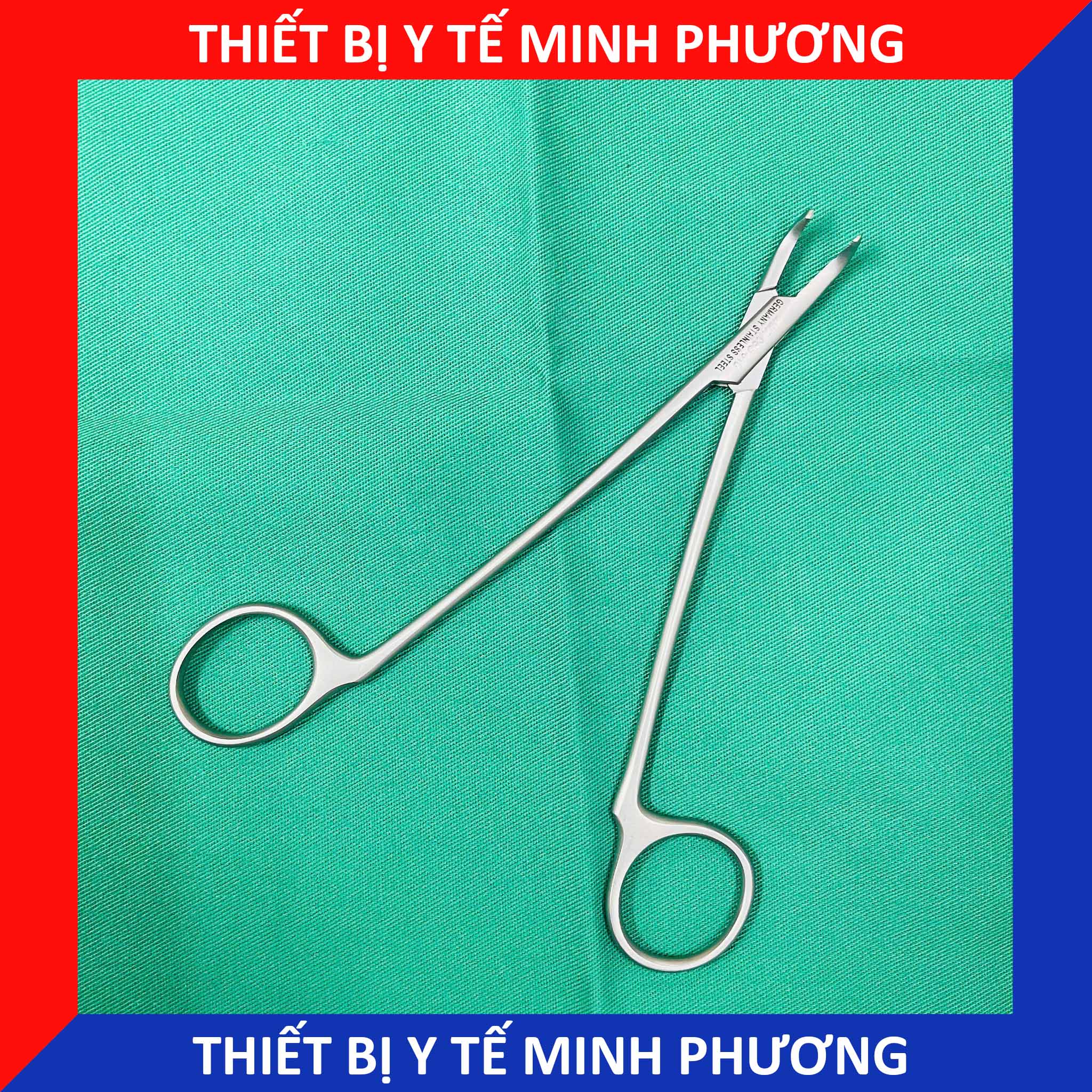 Kẹp đầu cong 15cm chuyên dùng trong sản khoa