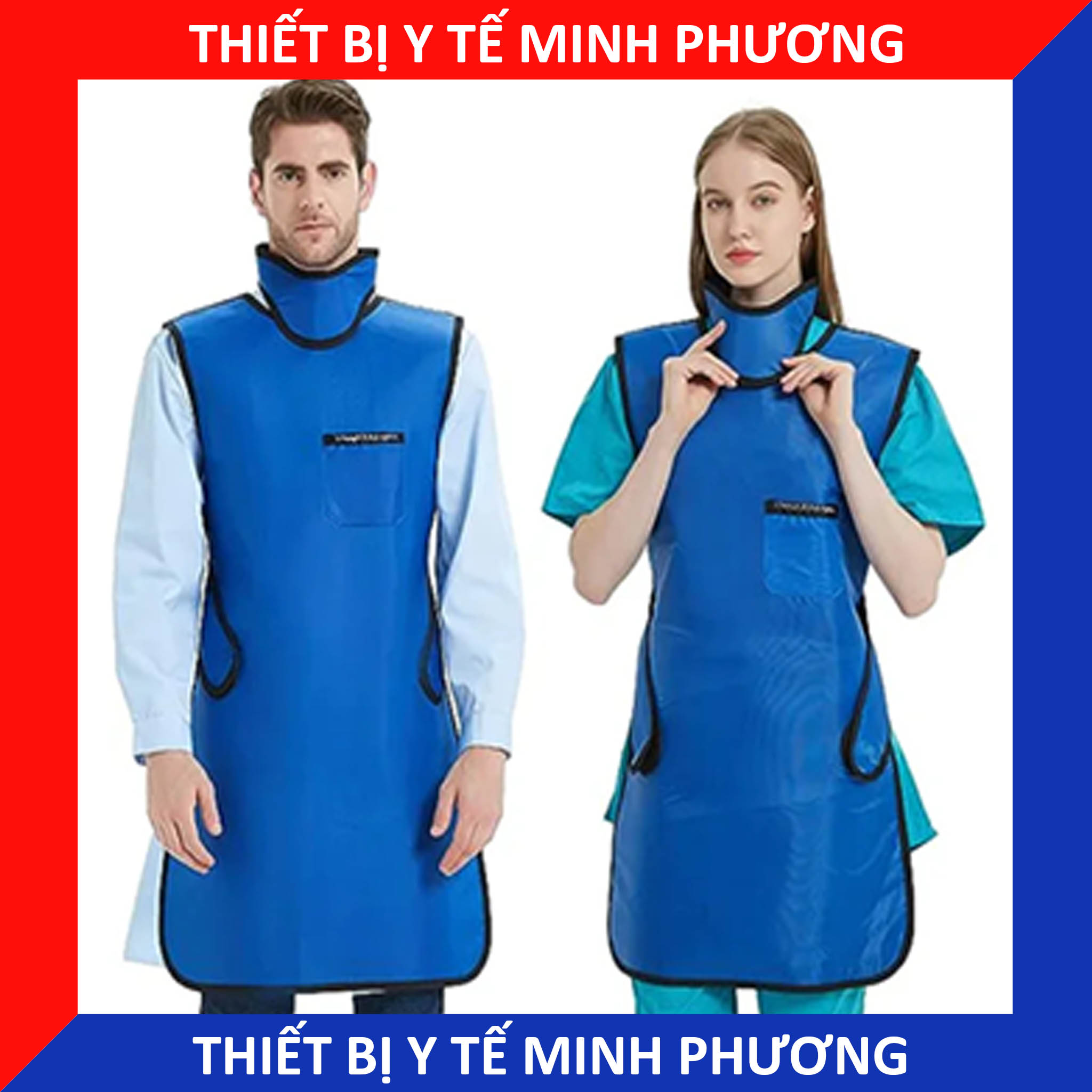 Áo chì, cổ chì (yếm chì) chuyên dụng giảm thiểu tia X khi chụp X-Quang