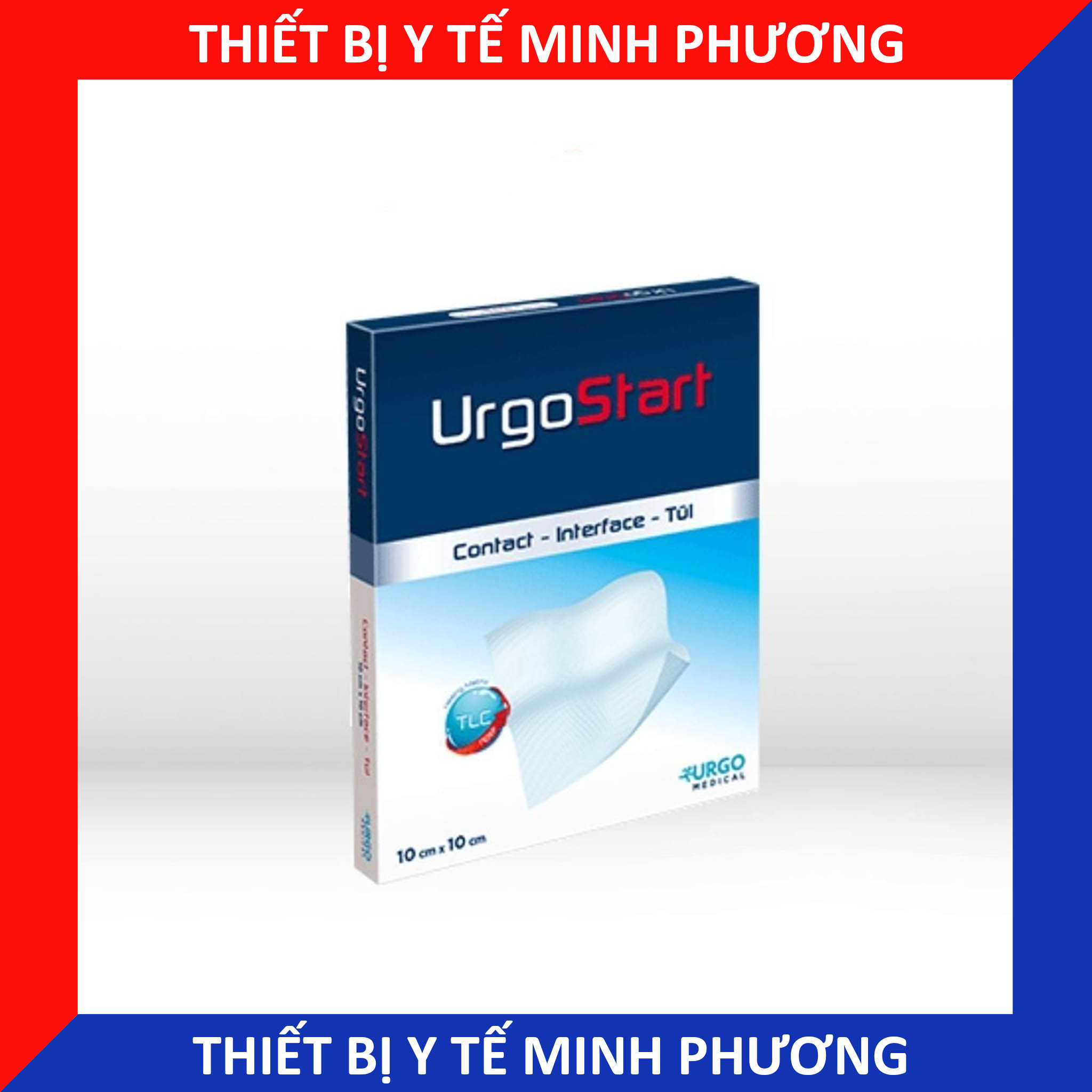 UrgoStart Contact (gạc lưới không xốp) chuyên dùng cho các vết thương mạn tính hoặc vết thương lâu lành