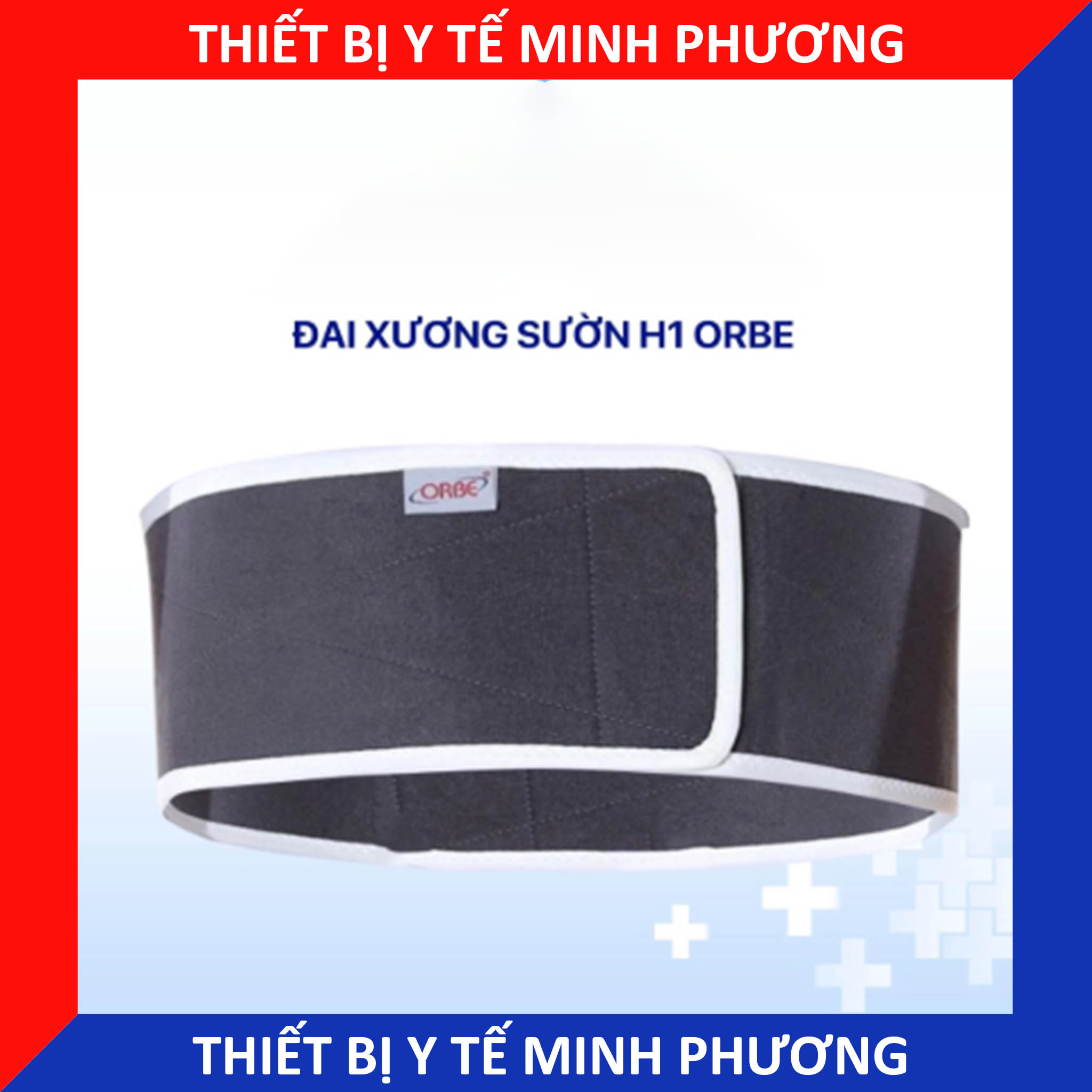 Đai cố định xương sườn H1 giảm khó chịu khi ho, hắt hơi và hậu phẫu lồng ngực