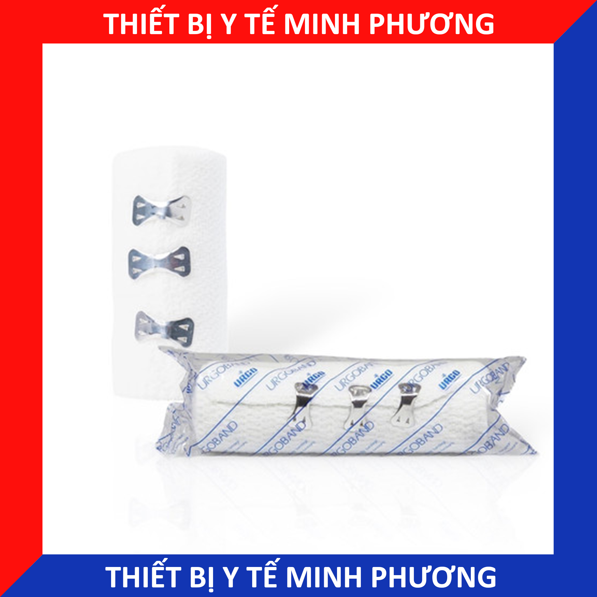 Băng thun cuộn Urgoband cố định vết thương và quấn giữ nẹp, băng gạc