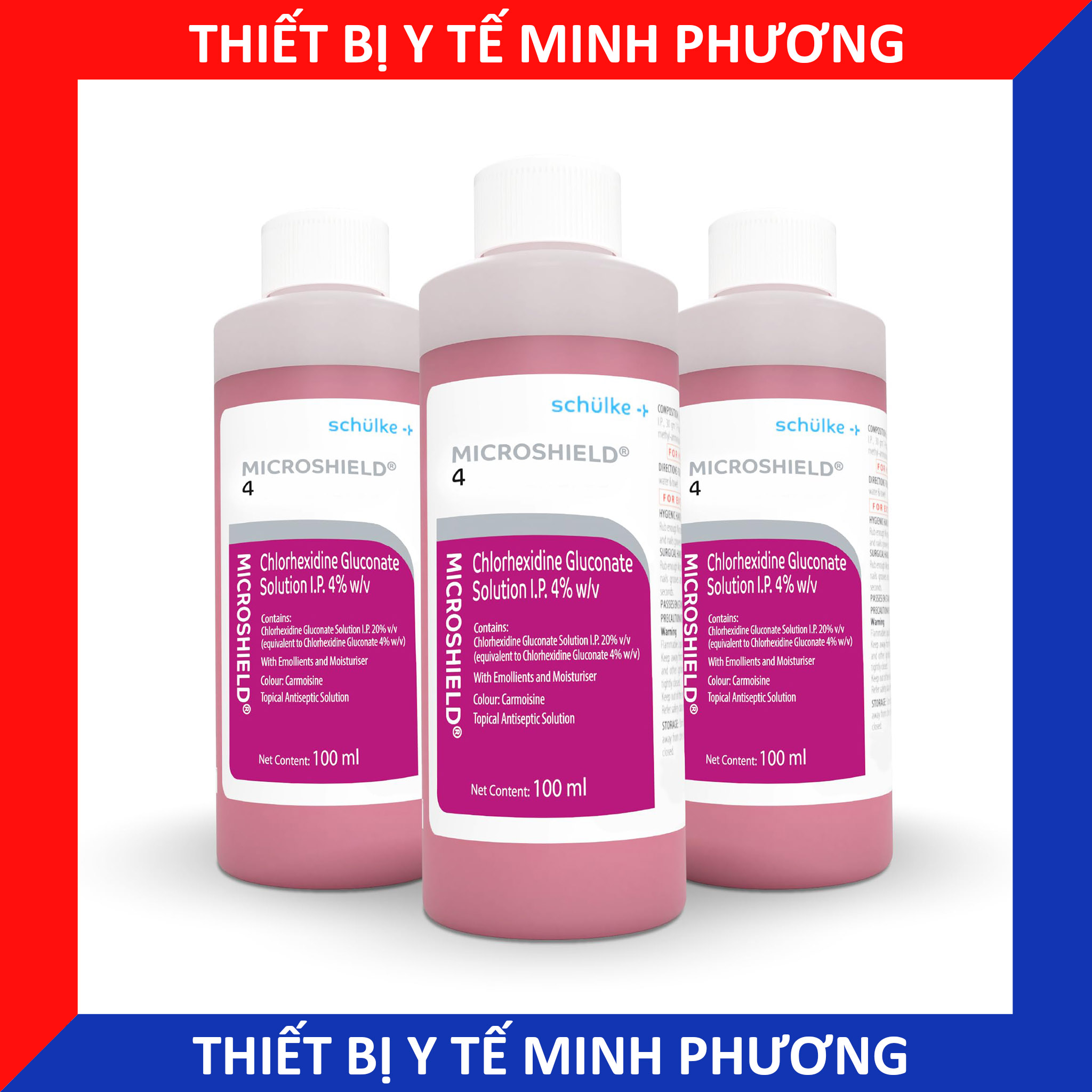 Dung dịch rửa tay Microshield 4% chuyên dụng dành cho môi trường phẫu thuật