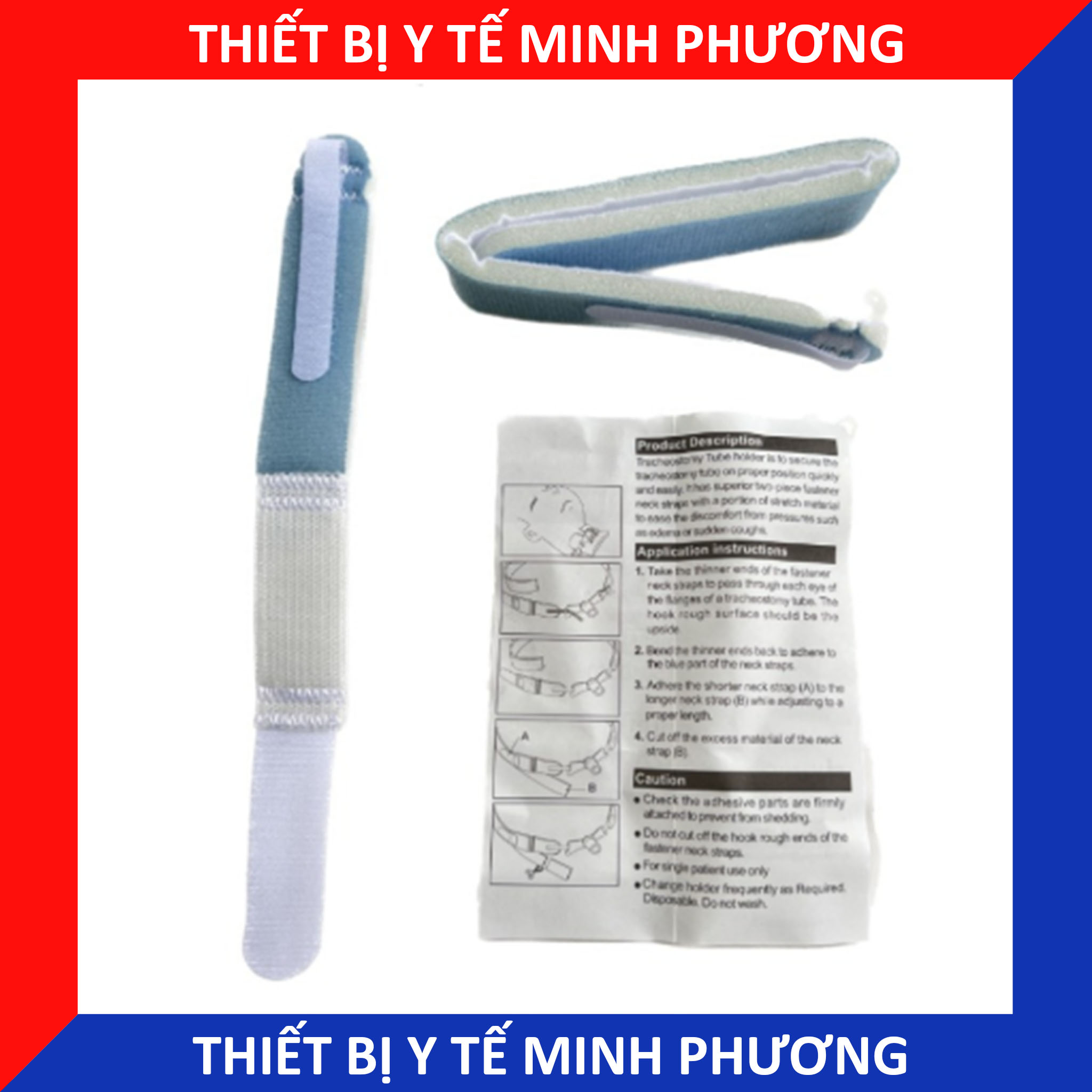 Dây đai cố định ống mở khí quản, dây đeo canuyn