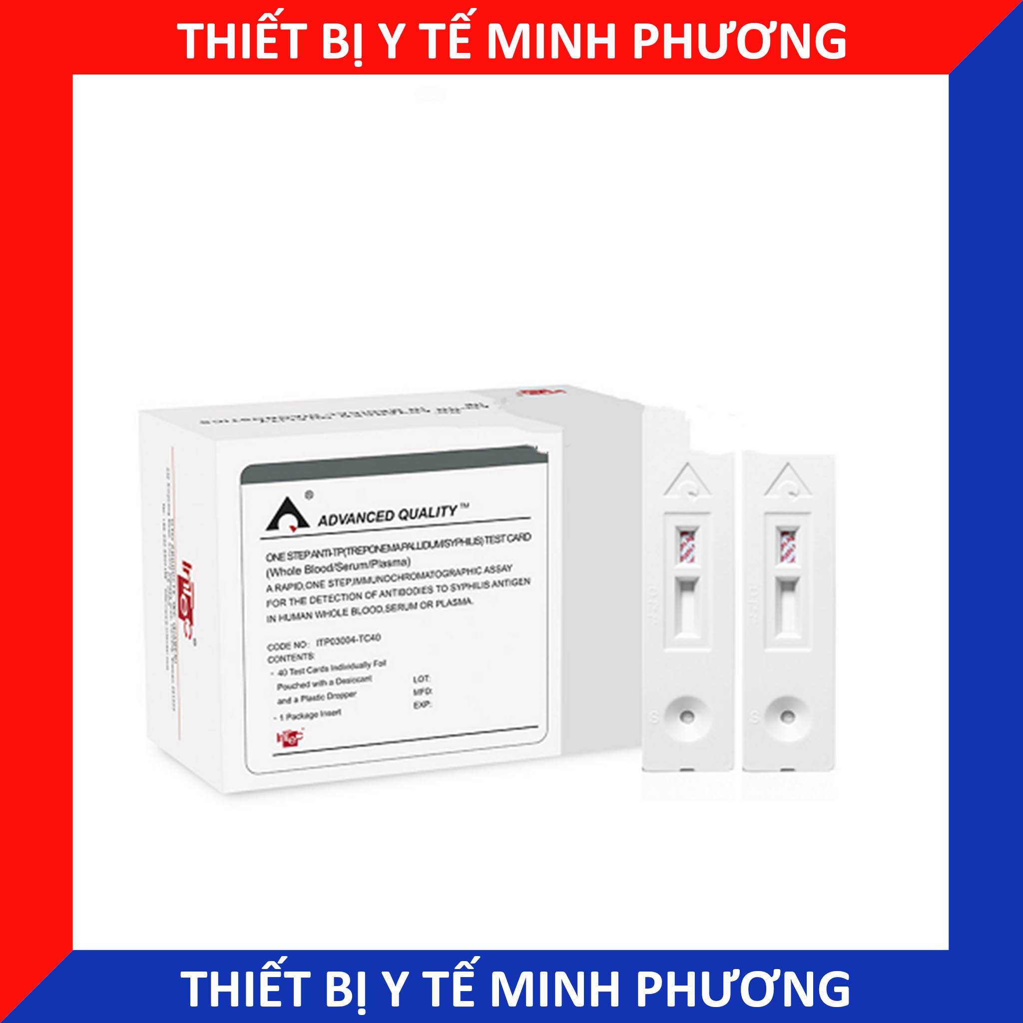 Test nhanh chẩn đoán giang mai tại nhà