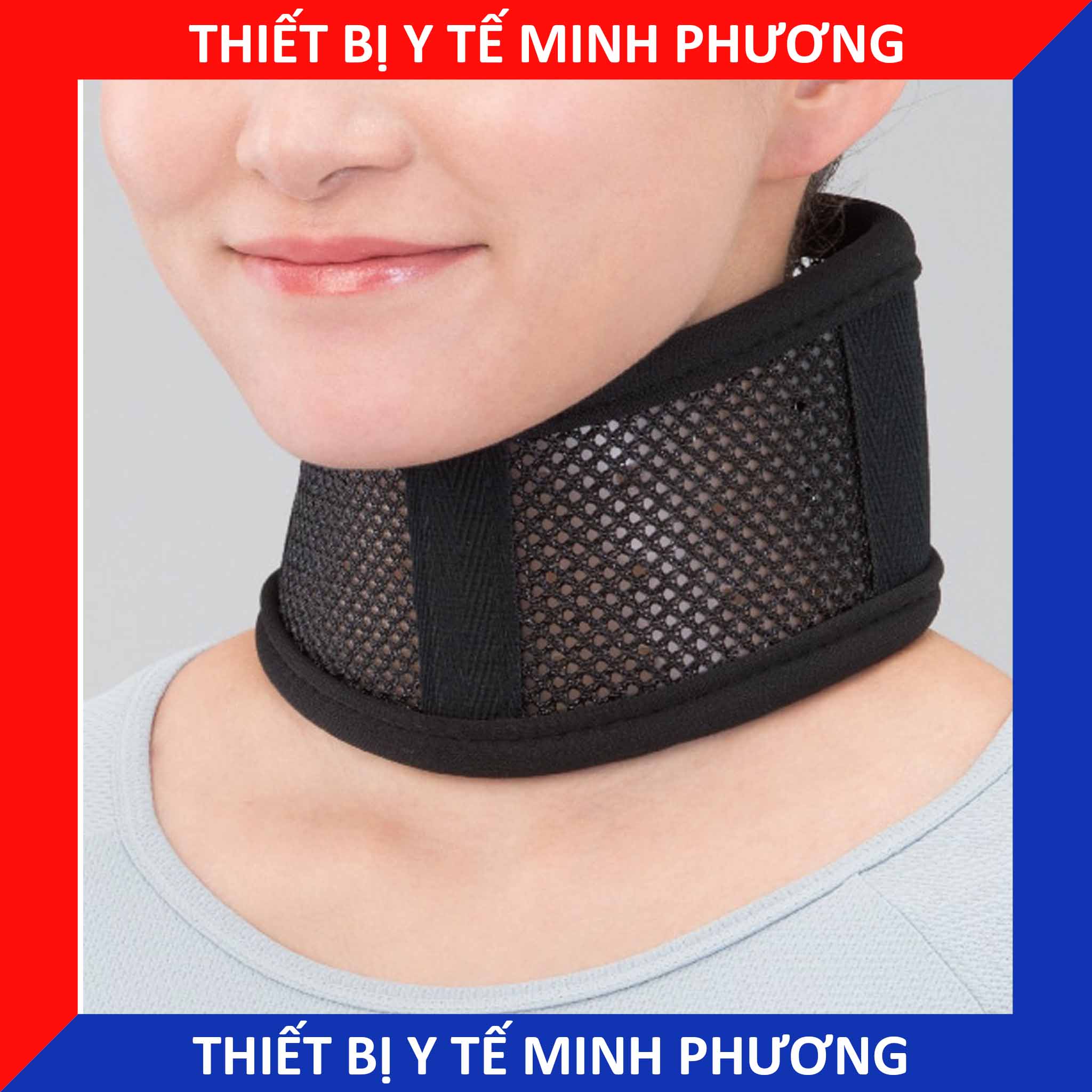 Đai nẹp cổ thoáng khí Bonbone giảm đau & hỗ trợ cột sống cổ